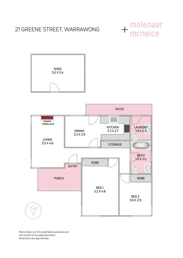 Floorplan of Homely house listing, 21 Greene Street, Warrawong NSW 2502