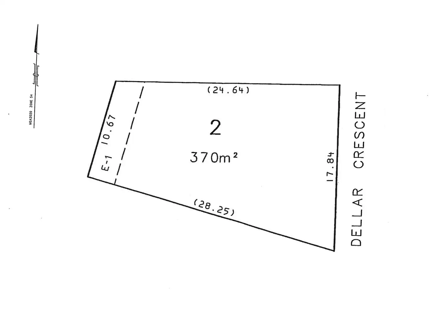 Floorplan of Homely land listing, 1/17 Dellar Crescent, Horsham VIC 3400