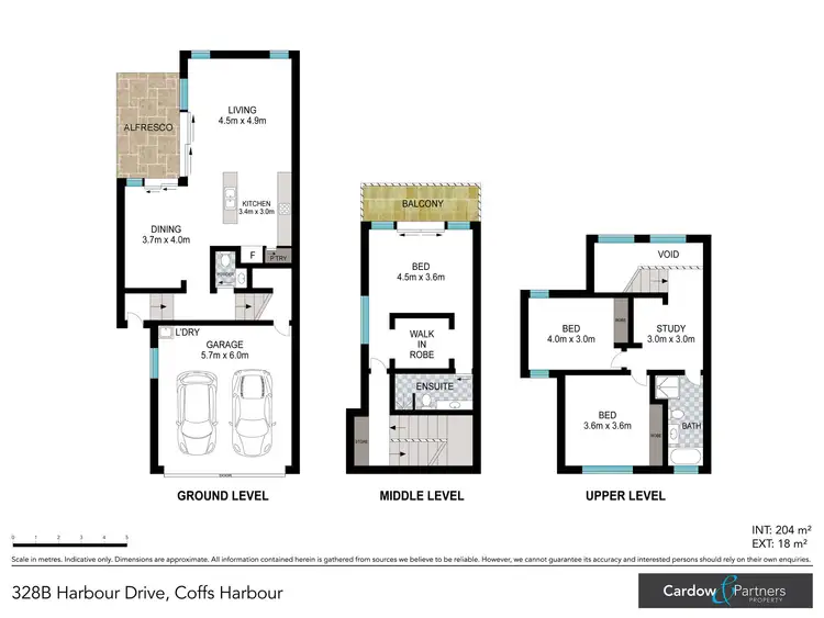 Floorplan of Homely townhouse listing, 328B Harbour Drive, Coffs Harbour Jetty NSW 2450