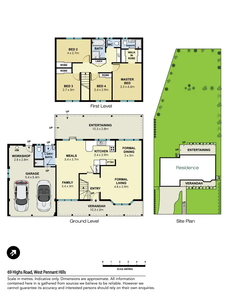 Floorplan of Homely house listing, 69 Highs Road, West Pennant Hills NSW 2125