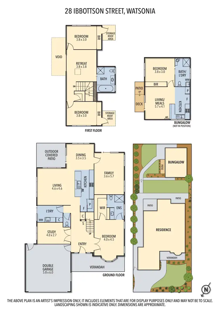 Floorplan of Homely house listing, 28 Ibbottson Street, Watsonia VIC 3087