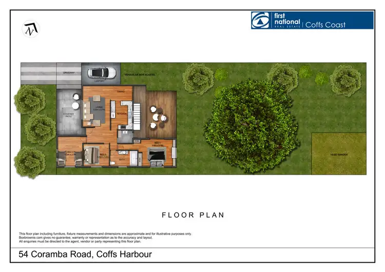 Floorplan of Homely house listing, 54 Coramba Road, Coffs Harbour NSW 2450