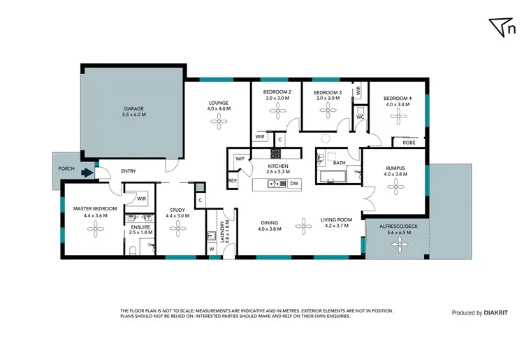 Floorplan of Homely house listing, 21 Brunton Drive, Mernda VIC 3754