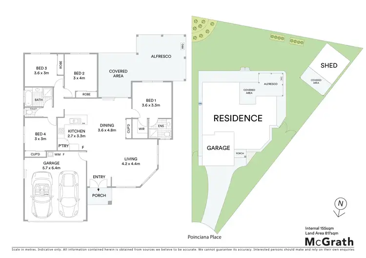 Floorplan of Homely house listing, 20 Poinciana Place, Gracemere QLD 4702