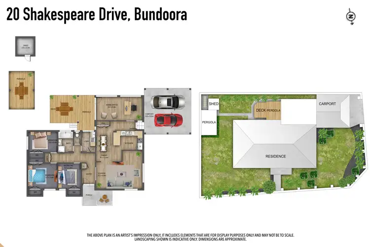 Floorplan of Homely house listing, 20 Shakespeare Drive, Bundoora VIC 3083