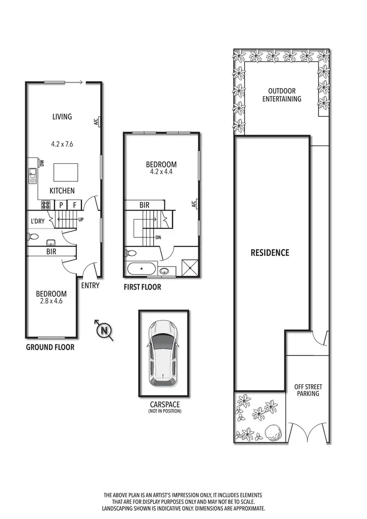 Floorplan of Homely house listing, 27 Turnbull Grove, Northcote VIC 3070