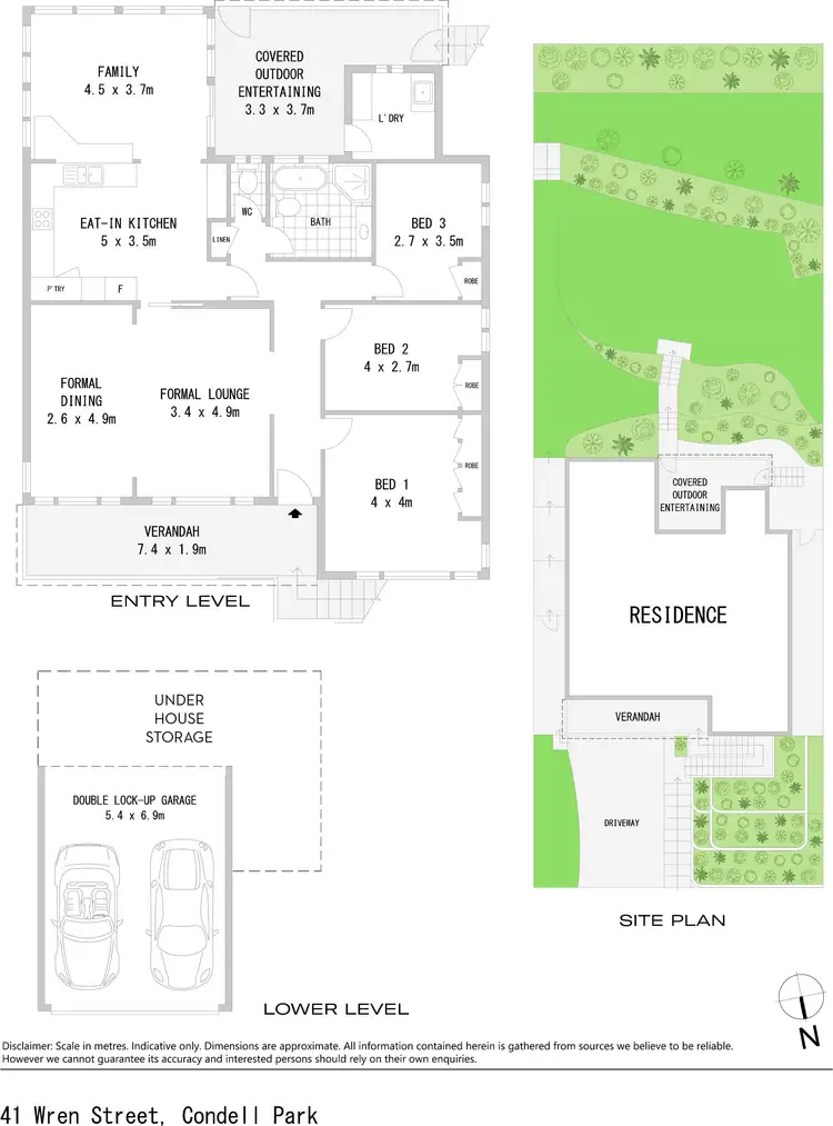 Floorplan of Homely house listing, 41 Wren Street, Condell Park NSW 2200