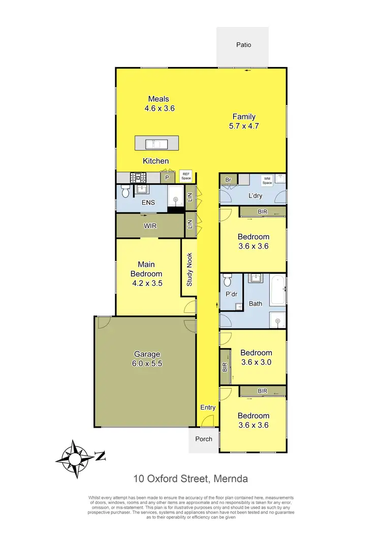 Floorplan of Homely house listing, 10 Oxford Street, Mernda VIC 3754