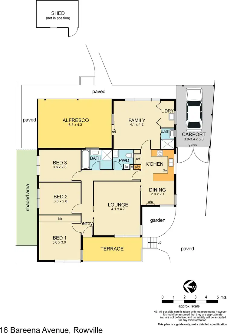Floorplan of Homely house listing, 16 Bareena Avenue, Rowville VIC 3178