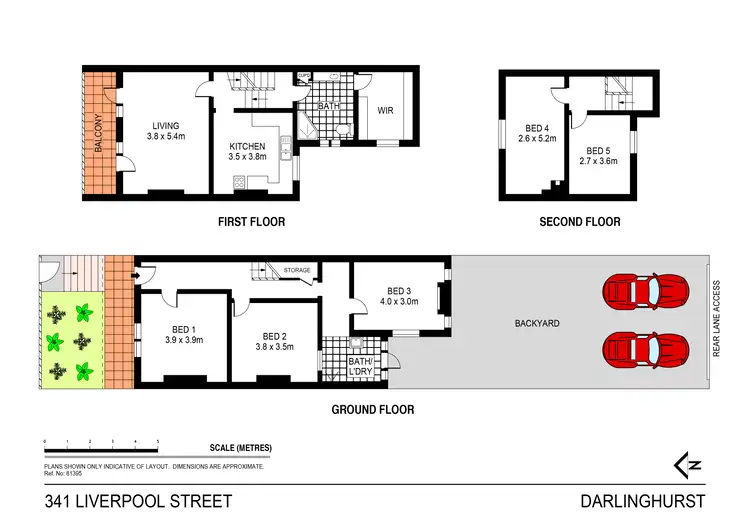 Floorplan of Homely house listing, 341 Liverpool Street, Darlinghurst NSW 2010
