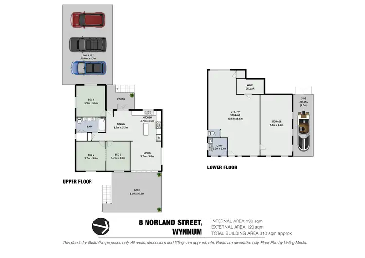 Floorplan of Homely house listing, 8 Norland Street, Wynnum QLD 4178