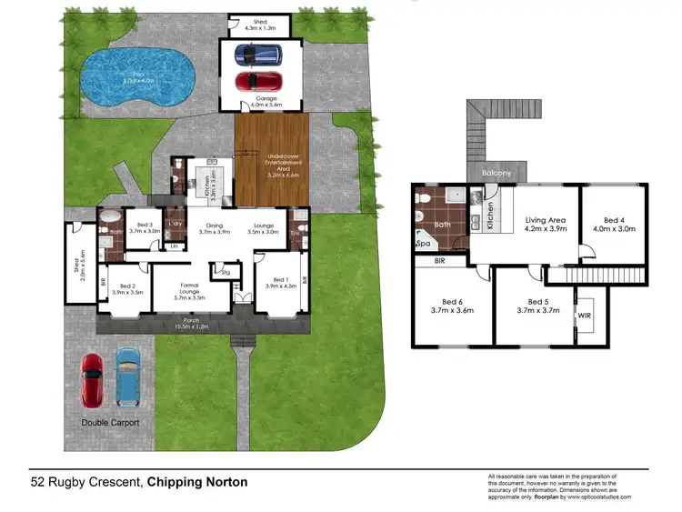 Floorplan of Homely house listing, 52 Rugby Crescent, Chipping Norton NSW 2170