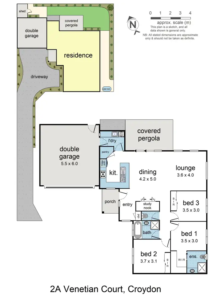 Floorplan of Homely house listing, 2A Venetian Court, Croydon VIC 3136