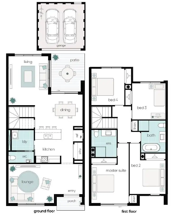 Floorplan of Homely terrace listing, 109 Bullock Street, Austral NSW 2179