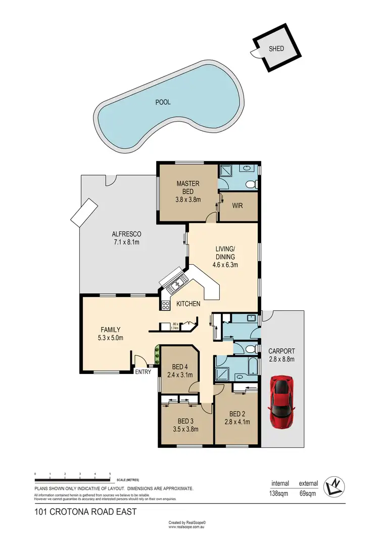 Floorplan of Homely house listing, 101 Crotona Road, Alexandra Hills QLD 4161