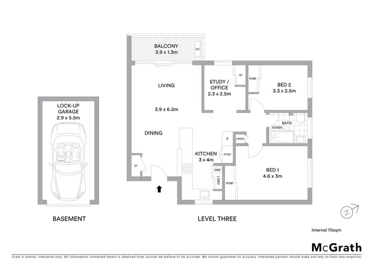 Floorplan of Homely apartment listing, 7/247 Kingsway, Caringbah NSW 2229