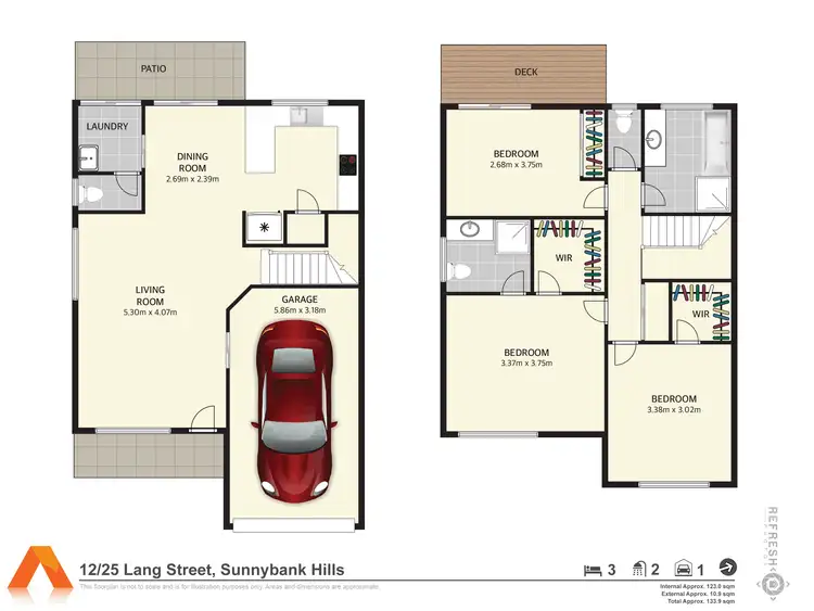 Floorplan of Homely unit listing, 12/25 Lang Street, Sunnybank Hills QLD 4109
