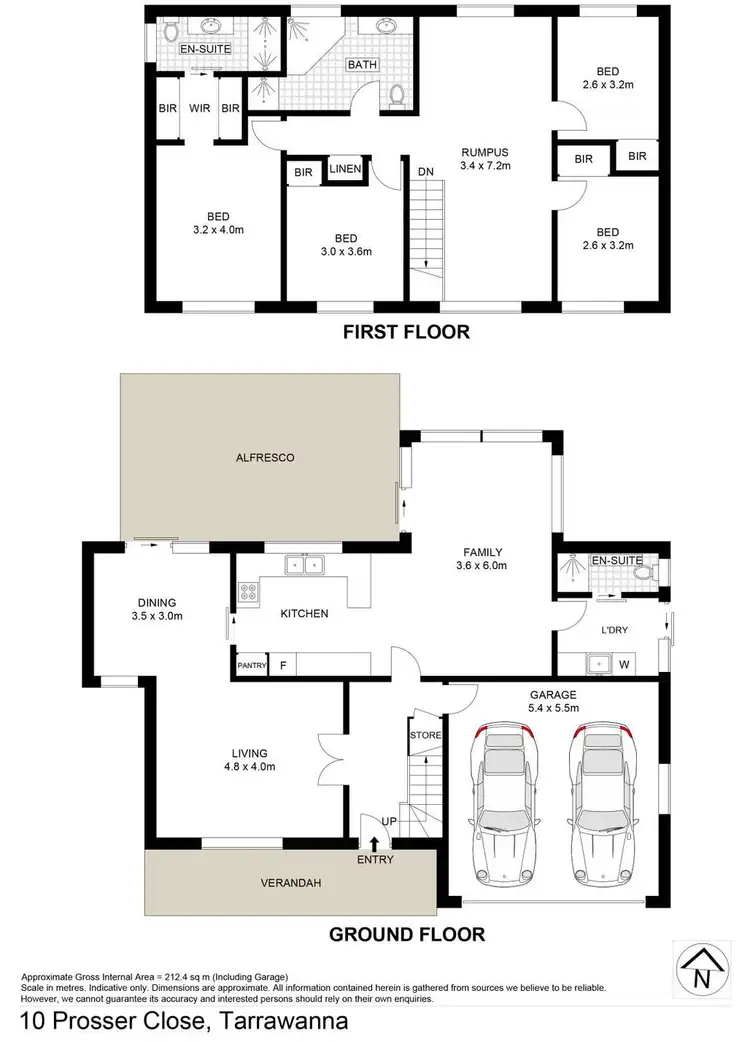 Floorplan of Homely house listing, 10 Prosser Close, Tarrawanna NSW 2518
