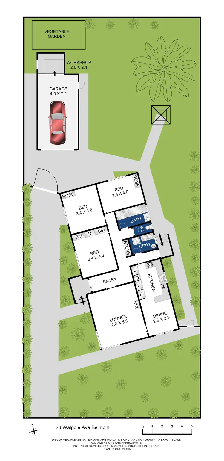 Floorplan of Homely house listing, 26 Walpole Avenue, Belmont VIC 3216