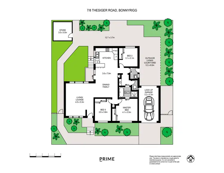 Floorplan of Homely villa listing, 7/8 Thesiger Road, Bonnyrigg NSW 2177