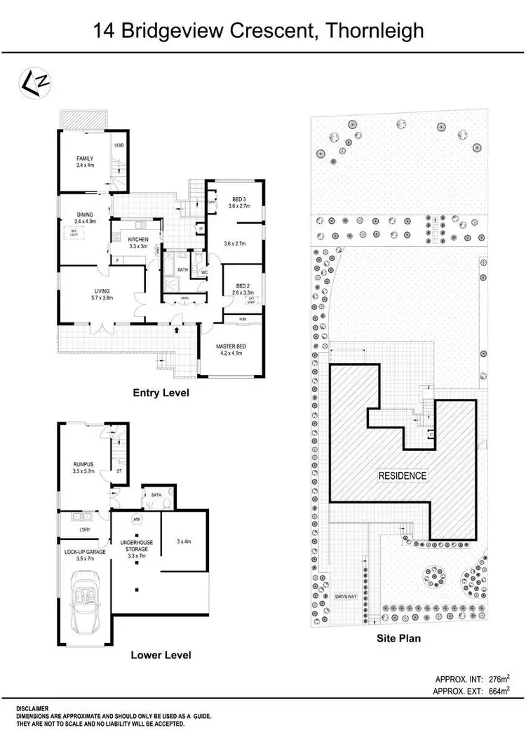 Floorplan of Homely house listing, 14 Bridgeview Crescent, Thornleigh NSW 2120