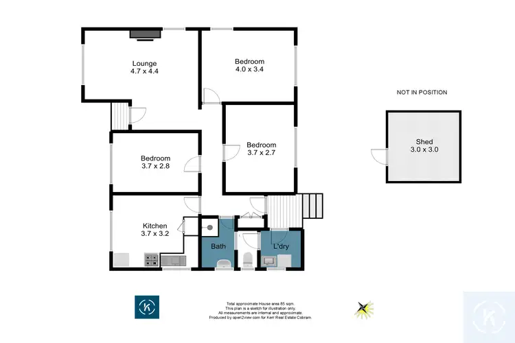 Floorplan of Homely house listing, 31 Wadeson Street, Cobram VIC 3644
