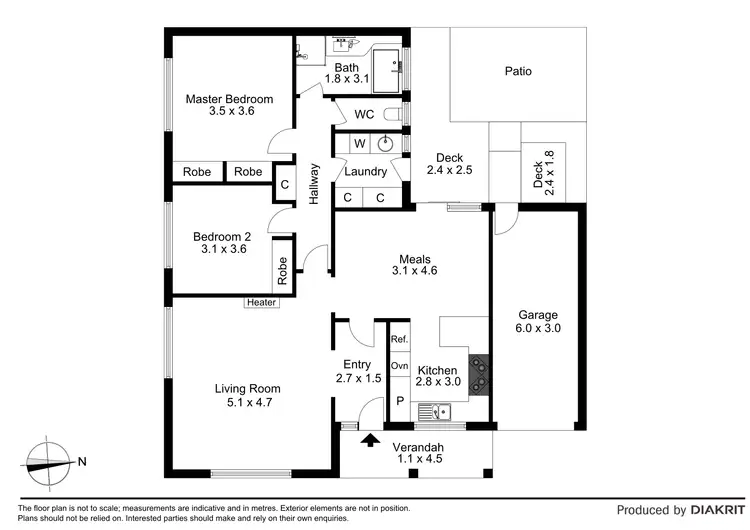 Floorplan of Homely house listing, 1/324 Jones Road, Somerville VIC 3912