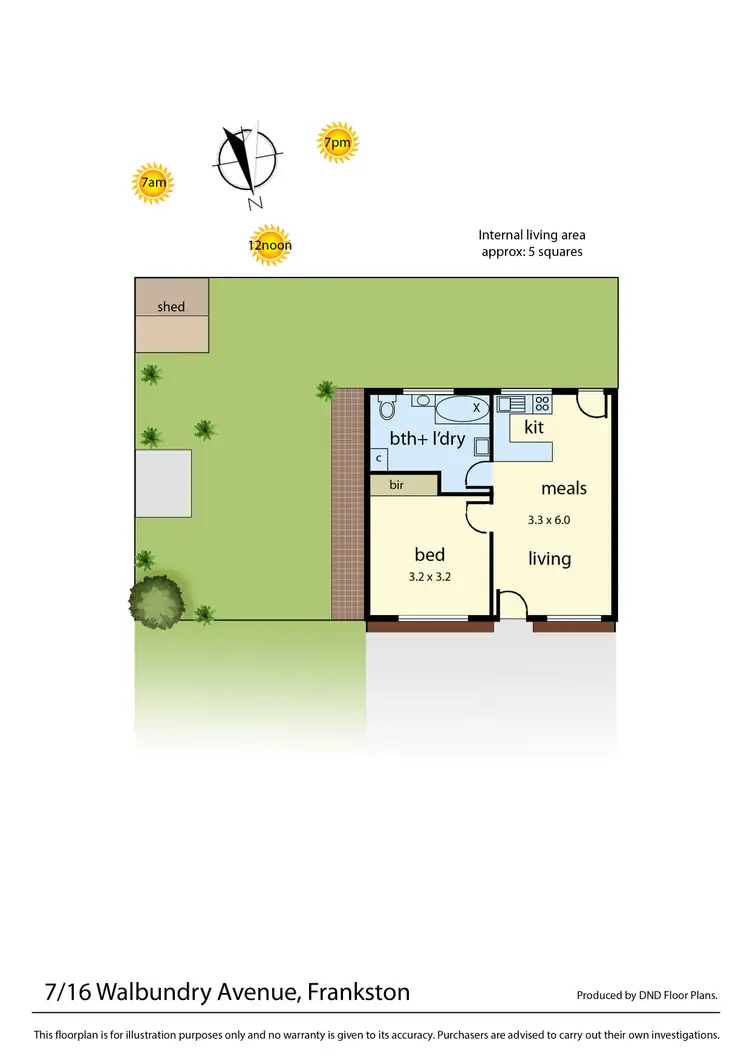 Floorplan of Homely unit listing, 7/16 Walbundry Avenue, Frankston VIC 3199