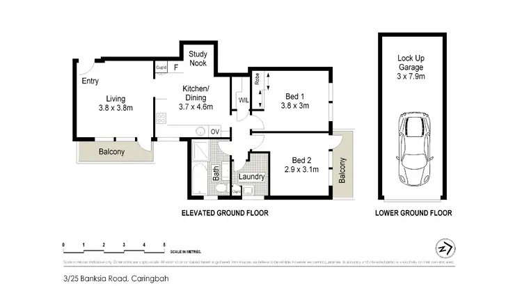 Floorplan of Homely apartment listing, 3/25 Banksia Road, Caringbah NSW 2229