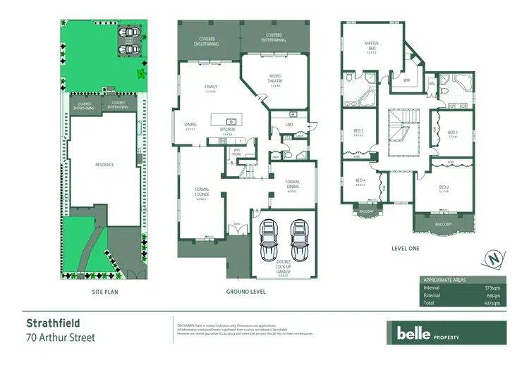Floorplan of Homely house listing, 70 Arthur Street, Strathfield NSW 2135