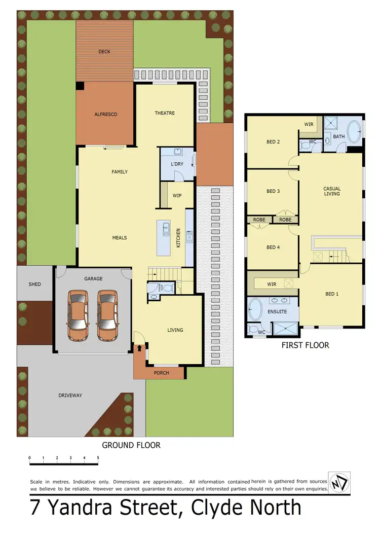 Floorplan of Homely house listing, 7 Yandra Street, Clyde North VIC 3978