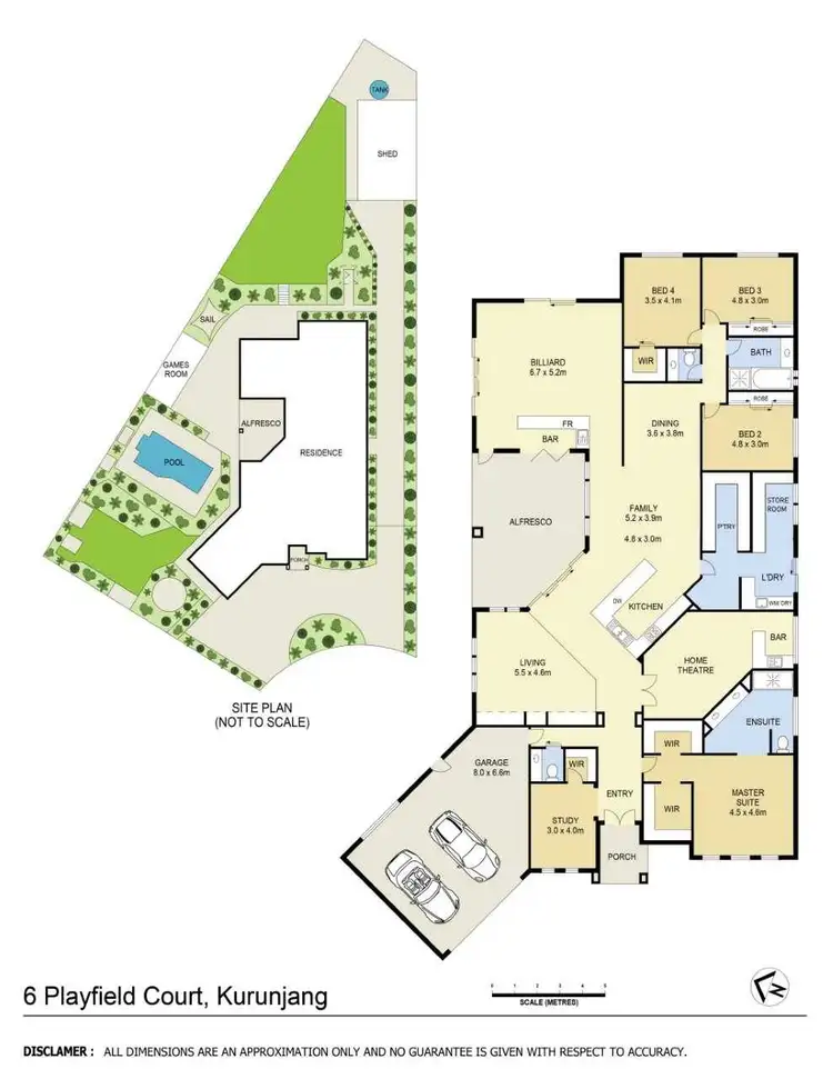 Floorplan of Homely house listing, 6 Playfield Court, Kurunjang VIC 3337