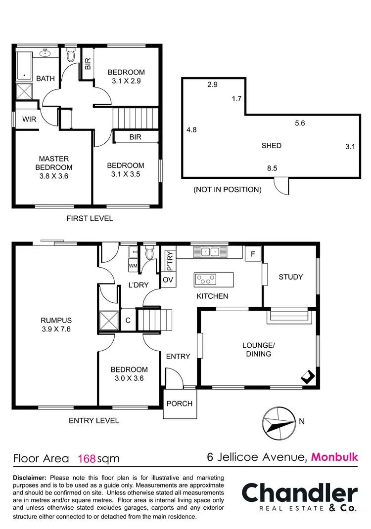Floorplan of Homely house listing, 6 Jellicoe Avenue, Monbulk VIC 3793