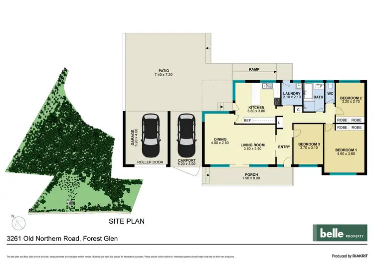 Floorplan of Homely rural property listing, 3261 Old Northern Road, Glenorie NSW 2157