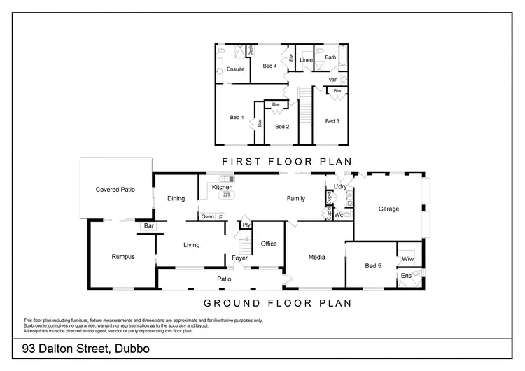 Floorplan of Homely house listing, 93 Dalton Street, Dubbo NSW 2830