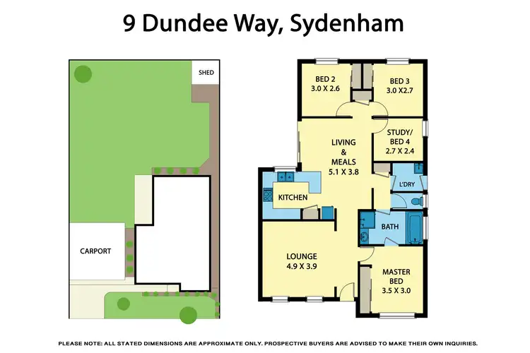 Floorplan of Homely house listing, 9 Dundee Way, Sydenham VIC 3037
