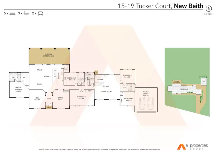 Floorplan of Homely house listing, 15-19 Tucker Court, New Beith QLD 4124
