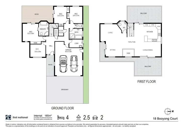 Floorplan of Homely house listing, 18 Booyong Court, Suffolk Park NSW 2481