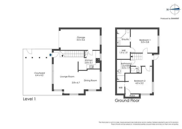 Floorplan of Homely townhouse listing, 6/74-78 Minnamurra Street, Kiama NSW 2533