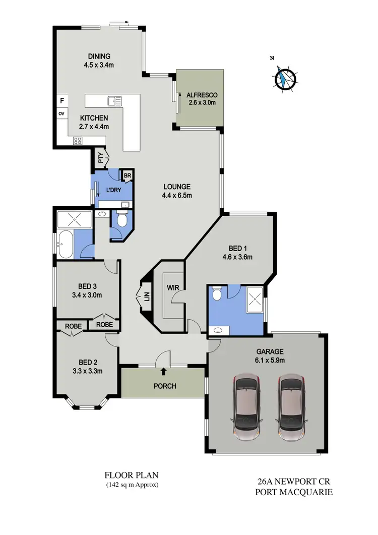 Floorplan of Homely house listing, 26a Newport Crescent, Port Macquarie NSW 2444