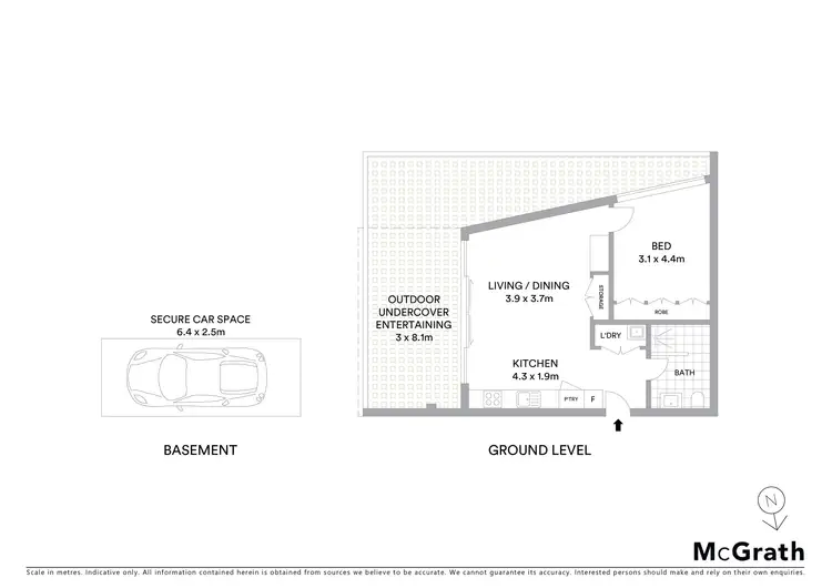 Floorplan of Homely apartment listing, 3/32 Donnelly Road, Naremburn NSW 2065