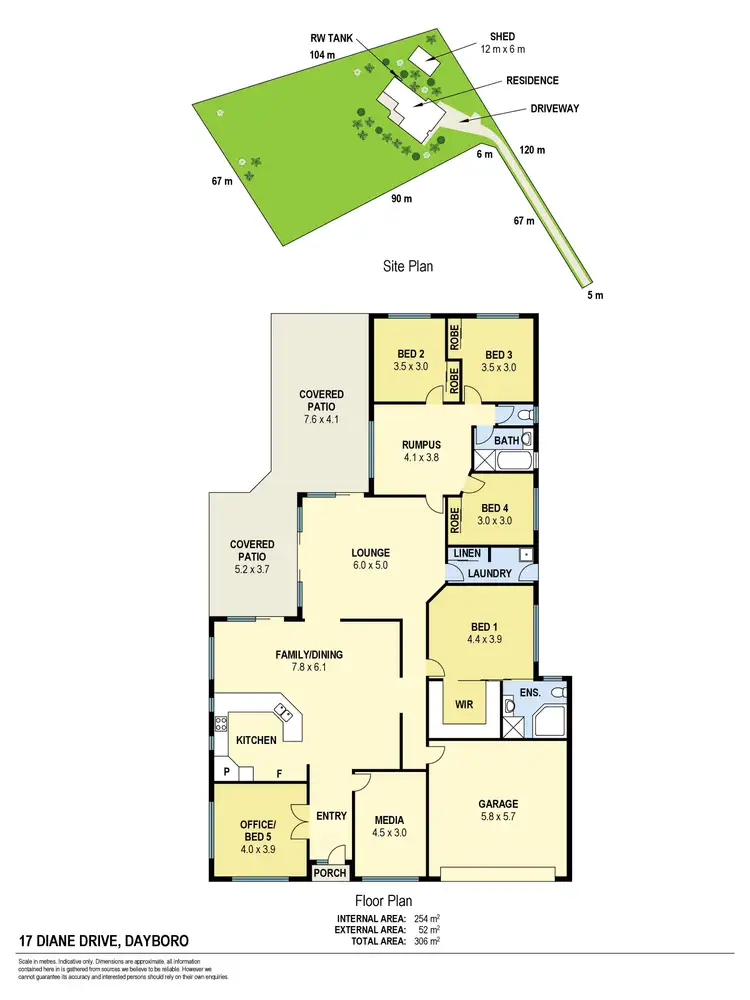 Floorplan of Homely house listing, 17 Diane Drive, Dayboro QLD 4521