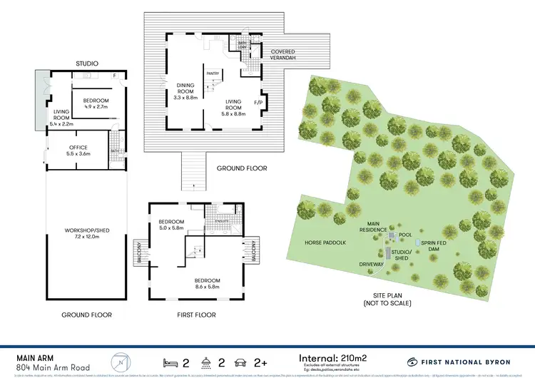Floorplan of Homely land listing, 804 Main Arm Road, Main Arm NSW 2482