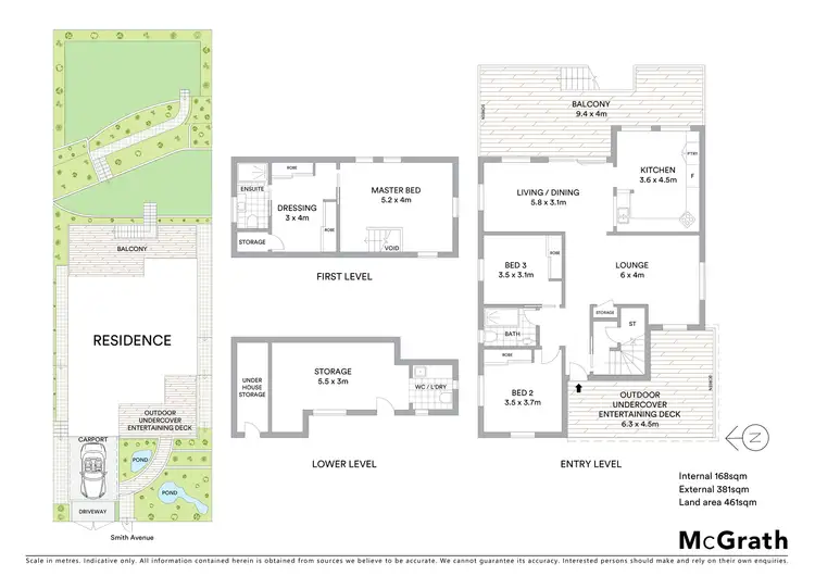 Floorplan of Homely house listing, 19 Smith Avenue, Allambie Heights NSW 2100