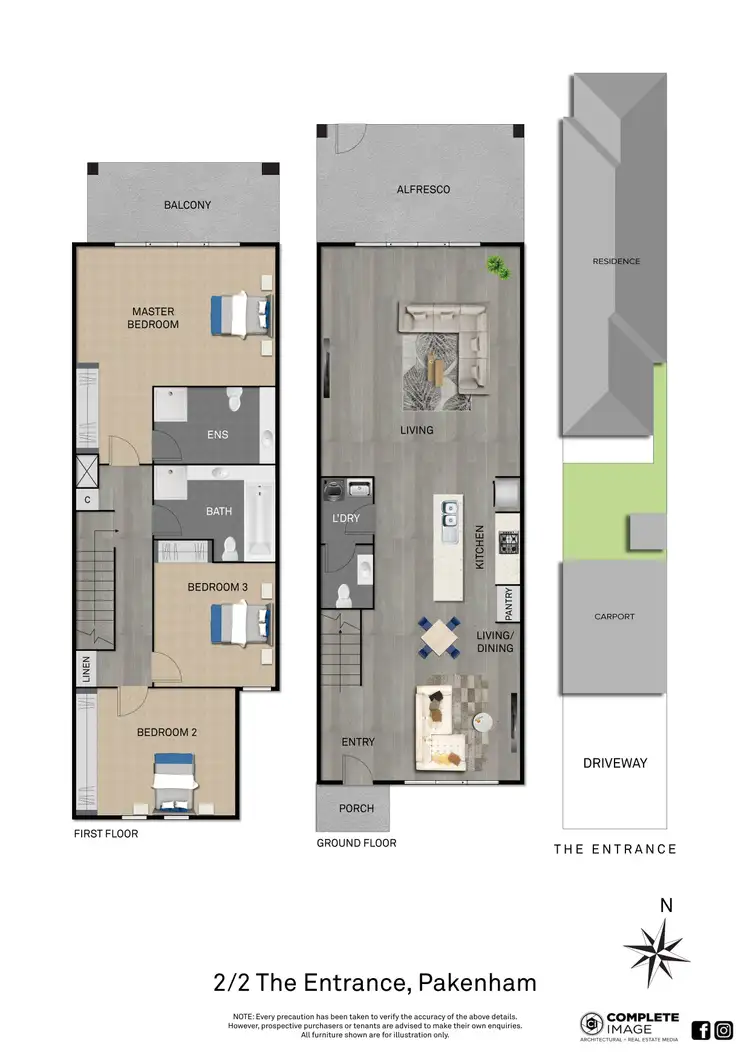 Floorplan of Homely house listing, 2/2 The Entrance, Pakenham VIC 3810