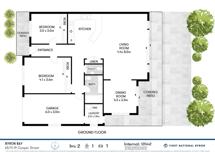 Floorplan of Homely house listing, 65/11-19 Cooper Street, Byron Bay NSW 2481