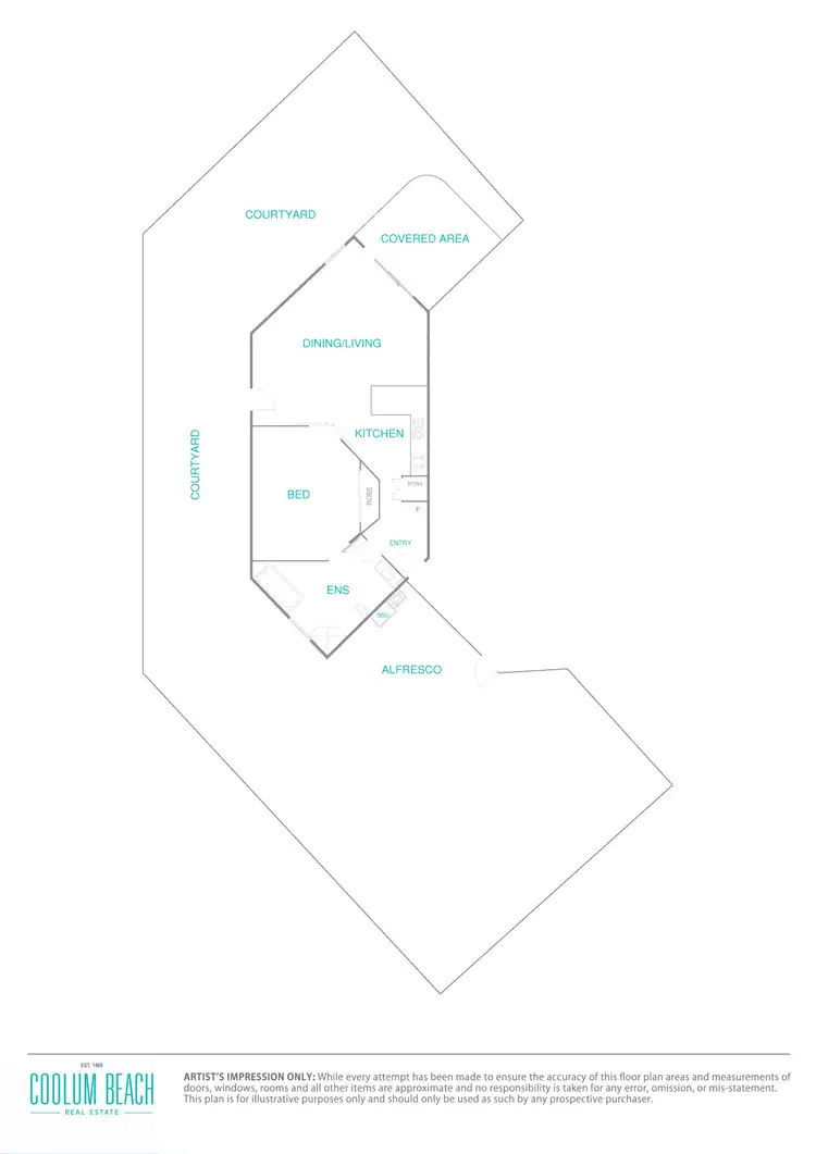 Floorplan of Homely unit listing, 5/1768 David Low Way, Coolum Beach QLD 4573