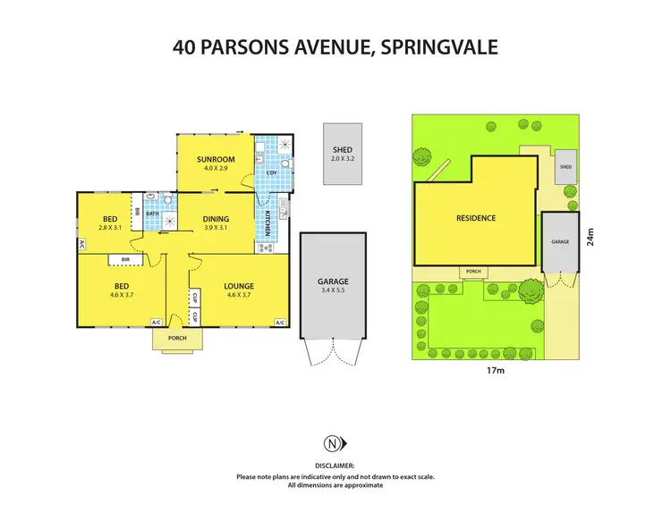 Floorplan of Homely house listing, 40 Parsons Avenue, Springvale VIC 3171