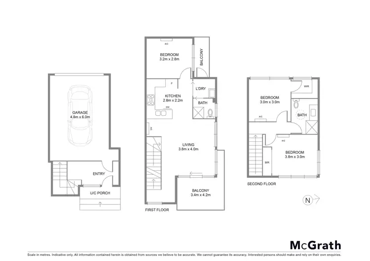 Floorplan of Homely townhouse listing, 10/5 Hay Street, Box Hill South VIC 3128