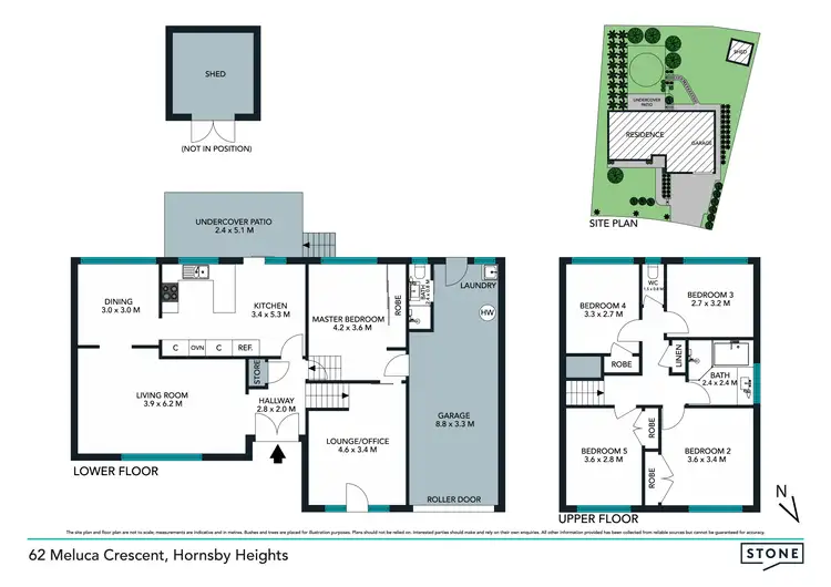 Floorplan of Homely house listing, 62 Meluca Crescent, Hornsby Heights NSW 2077
